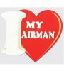 US Air Force I Love My Airman Decal Sticker