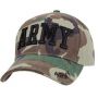 Woodland Camo Army Baseball Hat w/ ARMY Text