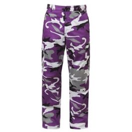 BAPE Color Camo Military Pants Purple