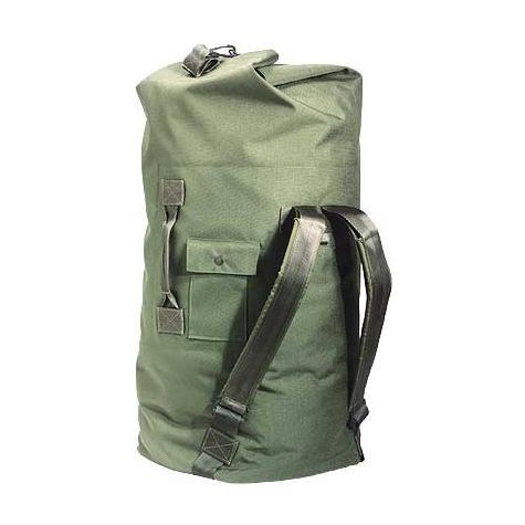 ARMYU Olive Green Original Heavyweight Classic Military Messenger Bag + Pin