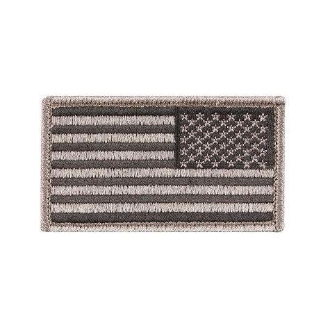 Buy Black and Silver Reverse American Flag Patch at Army Surplus World