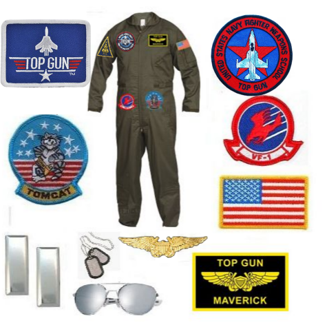 Amazon.com: Air Force Pilot Flight Suit Men's Costume X-Large 46-48 Brown :  Clothing, Shoes & Jewelry