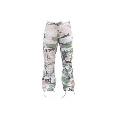 Women's Pink Camouflage Paratrooper Pants