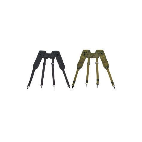 Olive Drab Tactical Combat Suspenders - Rothco Adjustable Gear Support  Suspender