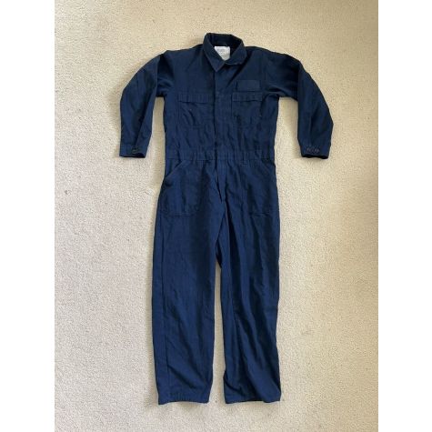 US Navy Mens Flame Resistant Blue Lightweight Coverall