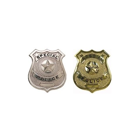 PRIVATE DETECTIVE BADGE - GOLD - Oval