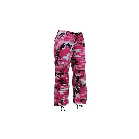 Buy Womens Pink Camo Fatigue Pants at Army Surplus World